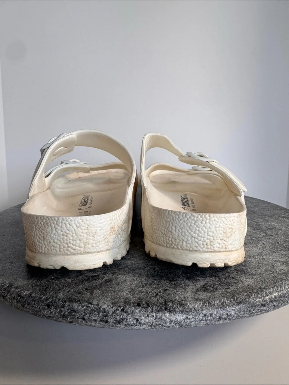 Birkenstocks Sandals EVA Rubber White Arizona Shoes 44